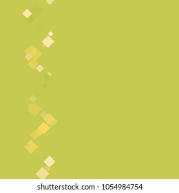 Rhombus green minimal geometric cover template of isolated elements.Future geometric cover rhombus green. Used as print, card, backdrop, template, texture, background, wallpaper, banner, border