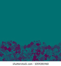 Rhombus green minimal geometric cover template of isolated elements.Future geometric cover rhombus green. Used as print, card, backdrop, template, texture, background, wallpaper, banner, border