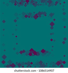 Rhombus green minimal geometric cover template of isolated elements.Future geometric cover rhombus green. Used as print, card, backdrop, template, texture, background, wallpaper, banner, border