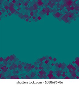 Rhombus green minimal geometric cover template of isolated elements.Future geometric cover rhombus green. Used as print, card, backdrop, template, texture, background, wallpaper, banner, border