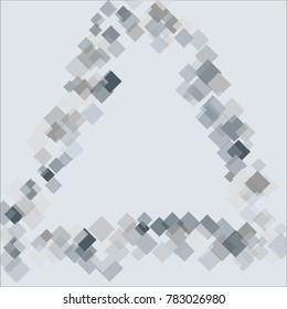 Rhombus grey consists of isolated elements.Trendy and stylish, futuristic and cosmic rhombus grey. Can be used as print, card, backdrop, background, wallpaper, paper, logo, banner, border  and etc.