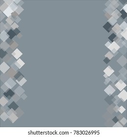 Rhombus grey consists of isolated elements.Trendy and stylish, futuristic and cosmic rhombus grey. Can be used as print, card, backdrop, background, wallpaper, paper, logo, banner, border  and etc.