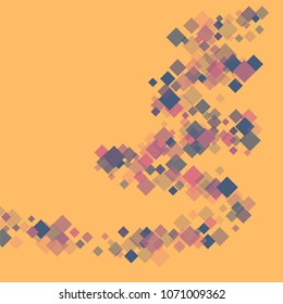 Rhombus illustration minimal geometric cover template of isolated elements.Future geometric template rhombus illustration. Used as print, backdrop, template, texture, background, wallpaper, banner