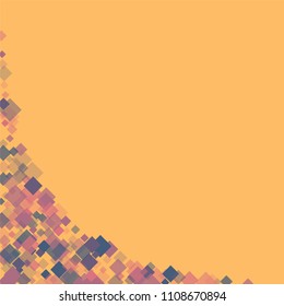 Rhombus illustration minimal geometric cover template of isolated elements.Future geometric template rhombus illustration. Used as print, backdrop, template, texture, background, wallpaper, banner