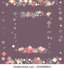 Rhombus isolated minimal geometric cover template of isolated elements.Future geometric cover rhombus isolated. Used as print, card, backdrop, template, texture, background, wallpaper, banner, border
