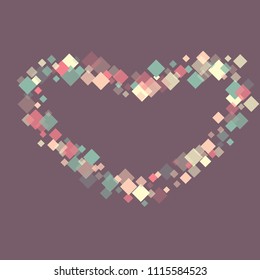 Rhombus isolated minimal geometric cover template of isolated elements.Future geometric cover rhombus isolated. Used as print, card, backdrop, template, texture, background, wallpaper, banner, border
