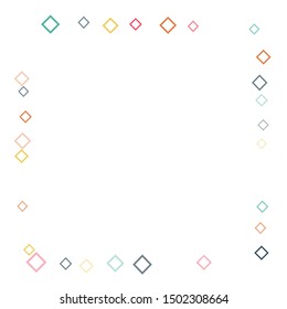 Rhombus isolated minimal geometric cover template of isolated elements.Future geometric cover rhombus isolated. Used as print, card, backdrop, template, texture, background, wallpaper, banner, border