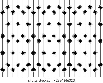 Rhombus and Lines Motif Pattern, can use for Contemporary Decoration, Ornate, Background, Fashion, Textile, Fabric, Tile, Wallpaper, Cover, Wrapping, Carpet, etc.