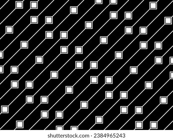 Rhombus and Lines Motif Pattern, can use for Contemporary Decoration, Ornate, Background, Fashion, Textile, Fabric, Tile, Wallpaper, Cover, Wrapping, Carpet, etc.