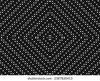 Rhombus and Lines Motif Pattern, can use for Contemporary Decoration, Ornate, Background, Fashion, Textile, Fabric, Tile, Wallpaper, Cover, Wrapping, Carpet, etc.