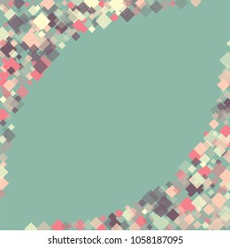 Rhombus minimal geometric cover template consisting of isolated elements.Future geometric cover rhombus. Used as print, card, backdrop, template, texture, background, wallpaper, banner, border