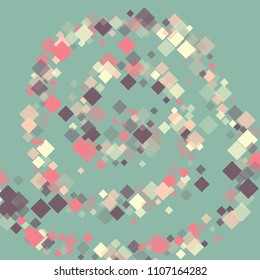 Rhombus minimal geometric cover template consisting of isolated elements.Future geometric cover rhombus. Used as print, card, backdrop, template, texture, background, wallpaper, banner, border