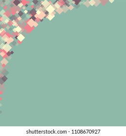 Rhombus minimal geometric cover template consisting of isolated elements.Future geometric cover rhombus. Used as print, card, backdrop, template, texture, background, wallpaper, banner, border