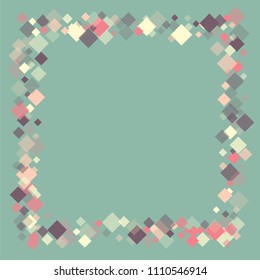 Rhombus minimal geometric cover template consisting of isolated elements.Future geometric cover rhombus. Used as print, card, backdrop, template, texture, background, wallpaper, banner, border