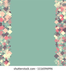 Rhombus minimal geometric cover template consisting of isolated elements.Future geometric cover rhombus. Used as print, card, backdrop, template, texture, background, wallpaper, banner, border