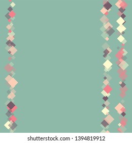 Rhombus minimal geometric cover template consisting of isolated elements.Future geometric cover rhombus. Used as print, card, backdrop, template, texture, background, wallpaper, banner, border