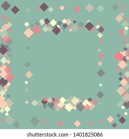 Rhombus minimal geometric cover template consisting of isolated elements.Future geometric cover rhombus. Used as print, card, backdrop, template, texture, background, wallpaper, banner, border