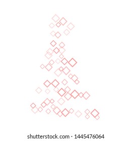 Rhombus minimal geometric cover template consisting of isolated elements.Future geometric cover rhombus. Used as print, card, backdrop, template, texture, background, wallpaper, banner, border