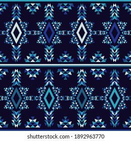 Rhombus. Mosaic with geometric shapes. Seamless pattern. Design with manual hatching. Textile. Ethnic boho ornament. Vector illustration for web design or print.