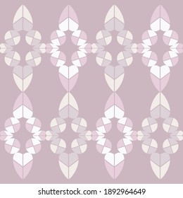 Rhombus. Mosaic with geometric shapes. Seamless pattern. Design with manual hatching. Textile. Ethnic boho ornament. Vector illustration for web design or print.