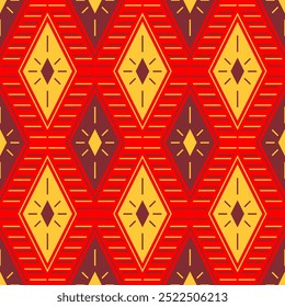 Diseño tribal sin patrón de Vector de impresión textil de argyle con motivo de rombo. Tejido marroquí repite adorno. Hermosa textura de Formas de rombo. Plantilla doodle chatarra Elementos texturizados.