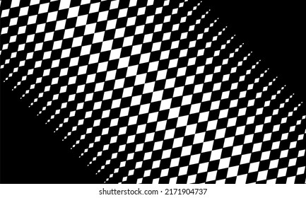 Rhombus Motifs Pattern. Rhombus Composition for Contemporary Decoration, Ornate, or Graphic Design Element. Vector Illustration