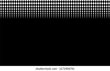 Rhombus Motifs Pattern. Rhombus Composition for Contemporary Decoration, Ornate, or Graphic Design Element. Vector Illustration