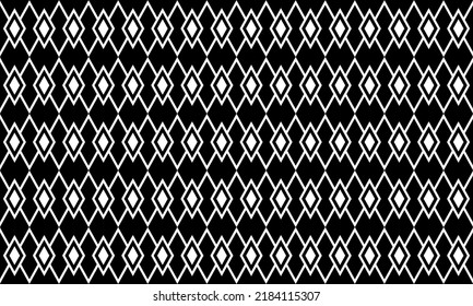 Rhombus Motifs Pattern. Rhombus Composition for Contemporary Decoration, Ornate, or Graphic Design Element. Vector Illustration