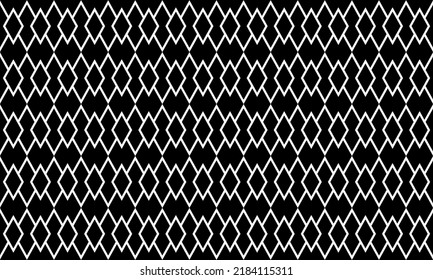 Rhombus Motifs Pattern. Rhombus Composition for Contemporary Decoration, Ornate, or Graphic Design Element. Vector Illustration