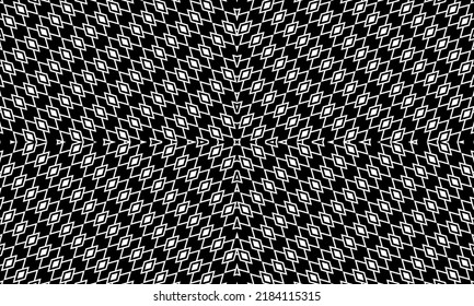 Rhombus Motifs Pattern. Rhombus Composition for Contemporary Decoration, Ornate, or Graphic Design Element. Vector Illustration