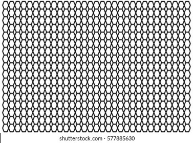 rhombus with Octagon line mesh pattern in vector.