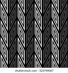 rhombus optical 3d geometric seamless pattern, vector illustration