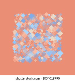 Rhombus orange minimal geometric cover template of isolated elements.Future geometric cover rhombus orange. Used as print, card, backdrop, template, texture, background, wallpaper, banner, border