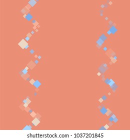 Rhombus orange minimal geometric cover template of isolated elements.Future geometric cover rhombus orange. Used as print, card, backdrop, template, texture, background, wallpaper, banner, border