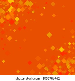 Rhombus orange minimal geometric cover template of isolated elements.Future geometric cover rhombus orange. Used as print, card, backdrop, template, texture, background, wallpaper, banner, border