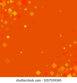 Rhombus orange minimal geometric cover template of isolated elements.Future geometric cover rhombus orange. Used as print, card, backdrop, template, texture, background, wallpaper, banner, border