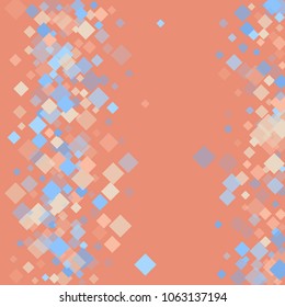 Rhombus orange minimal geometric cover template of isolated elements.Future geometric cover rhombus orange. Used as print, card, backdrop, template, texture, background, wallpaper, banner, border