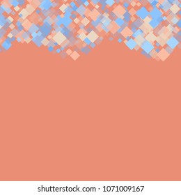 Rhombus orange minimal geometric cover template of isolated elements.Future geometric cover rhombus orange. Used as print, card, backdrop, template, texture, background, wallpaper, banner, border