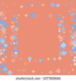Rhombus orange minimal geometric cover template of isolated elements.Future geometric cover rhombus orange. Used as print, card, backdrop, template, texture, background, wallpaper, banner, border