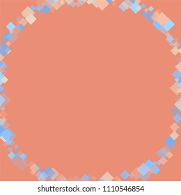 Rhombus orange minimal geometric cover template of isolated elements.Future geometric cover rhombus orange. Used as print, card, backdrop, template, texture, background, wallpaper, banner, border