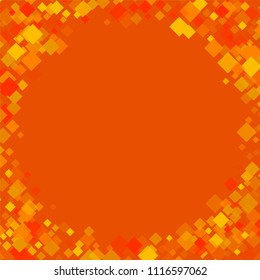 Rhombus orange minimal geometric cover template of isolated elements.Future geometric cover rhombus orange. Used as print, card, backdrop, template, texture, background, wallpaper, banner, border