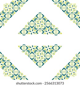 Rhombus Ornament Design Can Use for Frame, Ceramic, or Wedding Invitation