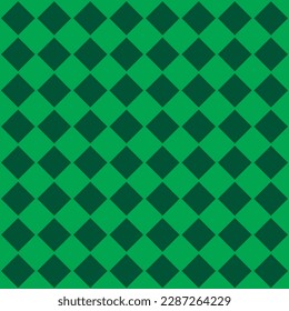Rhombus patrón colores verdes oscuros con un fondo verde claro.
