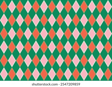 Rhombus pattern design. Vector illustration.