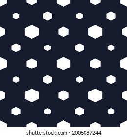 
rhombus pattern geometric print, seamless vector illustration on dark blue background
