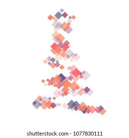 Rhombus pattern minimal geometric cover template of isolated elements.Future geometric cover rhombus pattern. Used as print, card, backdrop, template, texture, background, wallpaper, banner, border