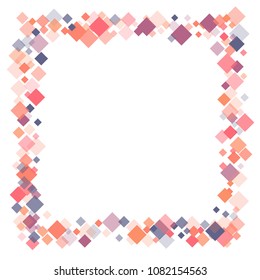 Rhombus pattern minimal geometric cover template of isolated elements.Future geometric cover rhombus pattern. Used as print, card, backdrop, template, texture, background, wallpaper, banner, border