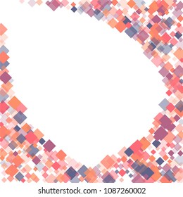 Rhombus pattern minimal geometric cover template of isolated elements.Future geometric cover rhombus pattern. Used as print, card, backdrop, template, texture, background, wallpaper, banner, border