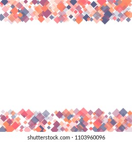 Rhombus pattern minimal geometric cover template of isolated elements.Future geometric cover rhombus pattern. Used as print, card, backdrop, template, texture, background, wallpaper, banner, border