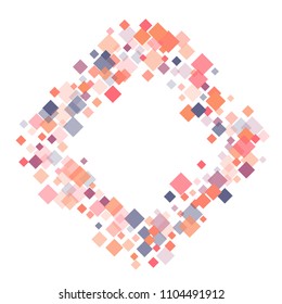 Rhombus pattern minimal geometric cover template of isolated elements.Future geometric cover rhombus pattern. Used as print, card, backdrop, template, texture, background, wallpaper, banner, border
